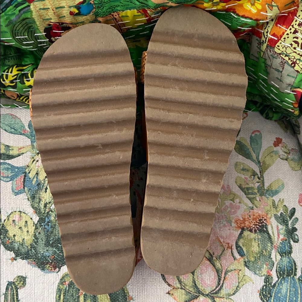 Reef Platform Slides Sandals 7 EUC - image 6